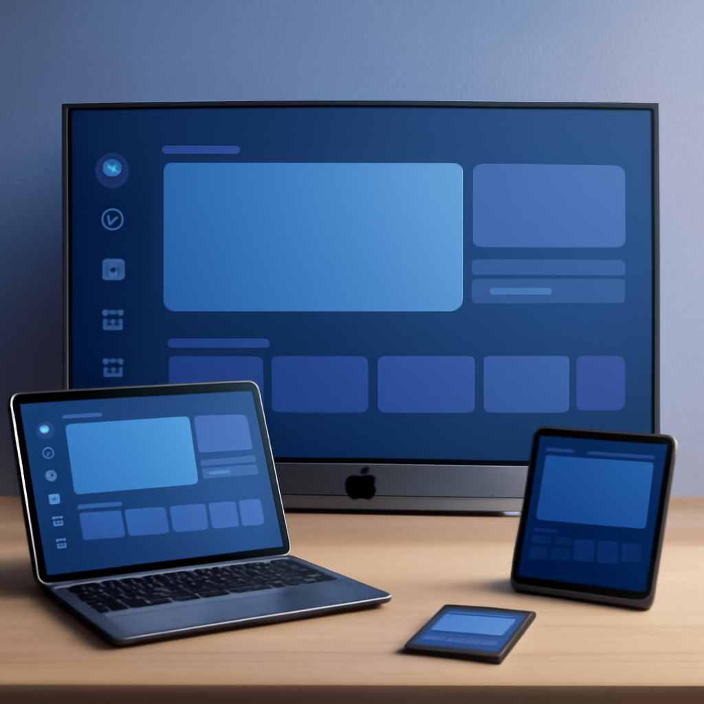 Multi-Screen Apps in a Smart TV